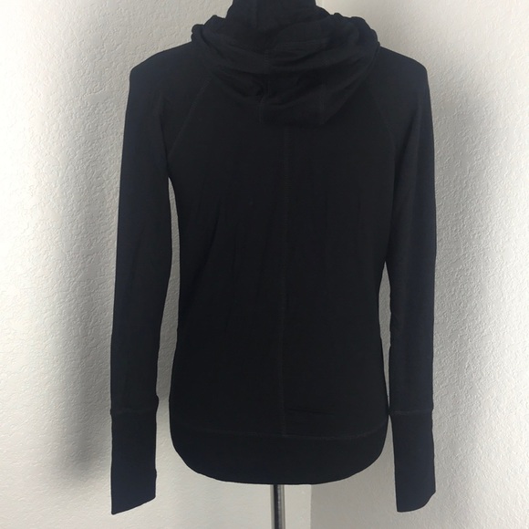 Athleta Black Stretchy Inner Twist Hoodie - Picture 4 of 7